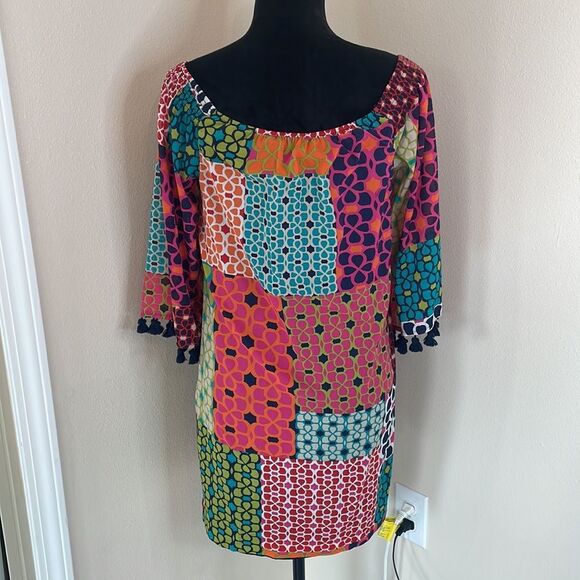 Trina Turk silk floral mini dress - Picture 7 of 8